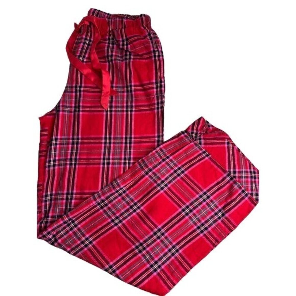 Victorias Secret Womens Red Plaid Pajama Taille Set Christmas XS Reg - Picture 3 of 8
